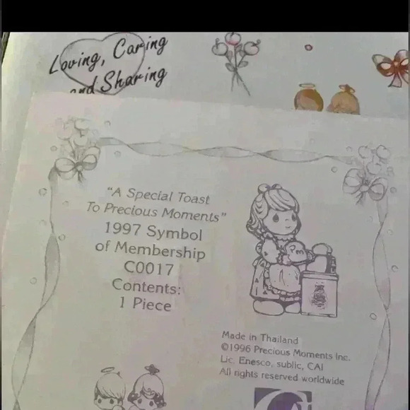 Precious moments 1997 a toast to you - Picture 2 of 4